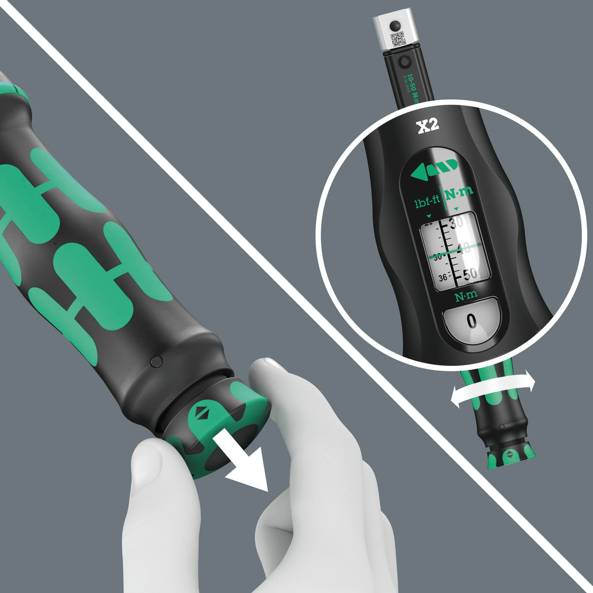 Wera 9558 Momentsats för rörkopplingar 10–50 Nm