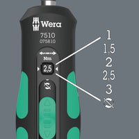 Wera 7510/14 Safe-Torque Speed verktygssats för indexerbara skär av hårdmetall, 14 delar