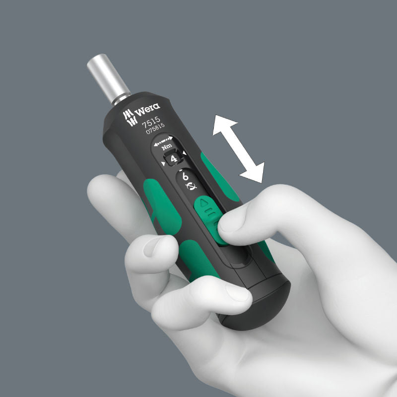 Wera 7515 Kraftform Safe-Torque Speed momentskruvmejsel, 2-6 Nm