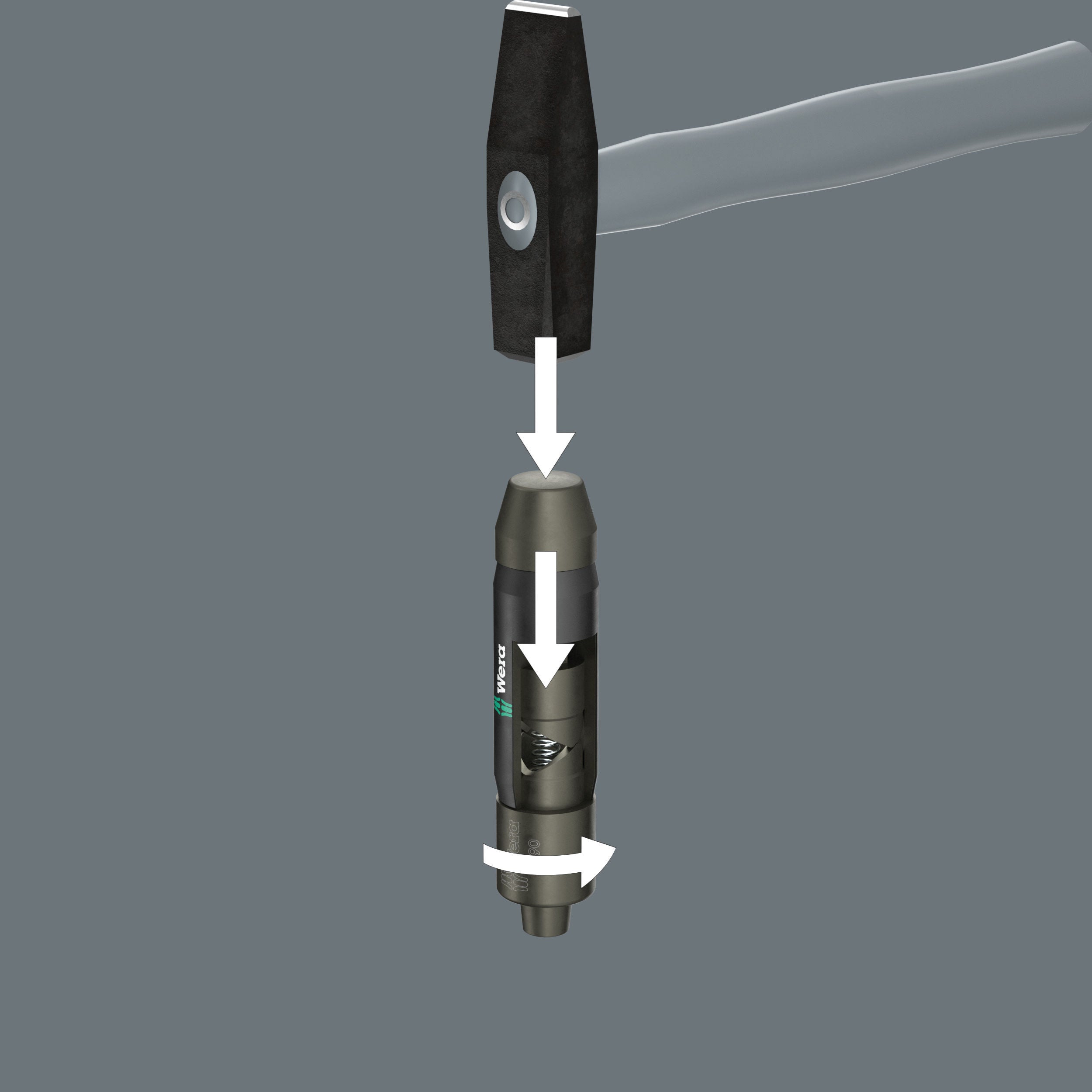 Wera 2090/16 Impaktor slagskruvmejselsats 1, metrisk, 3/8"