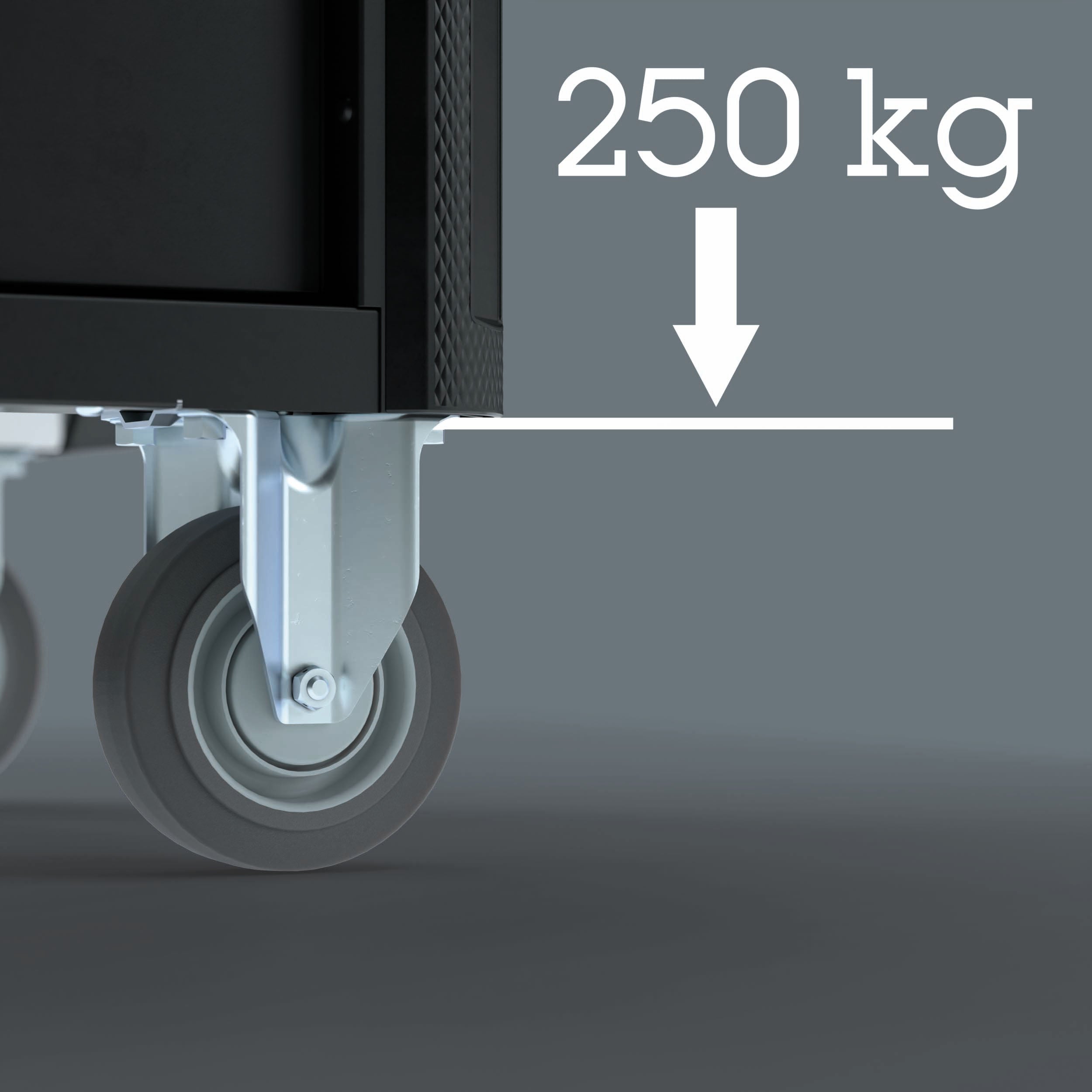 Wera 9801 Tool Rebel verkstadsvagn Stainless XXL, utan verktyg