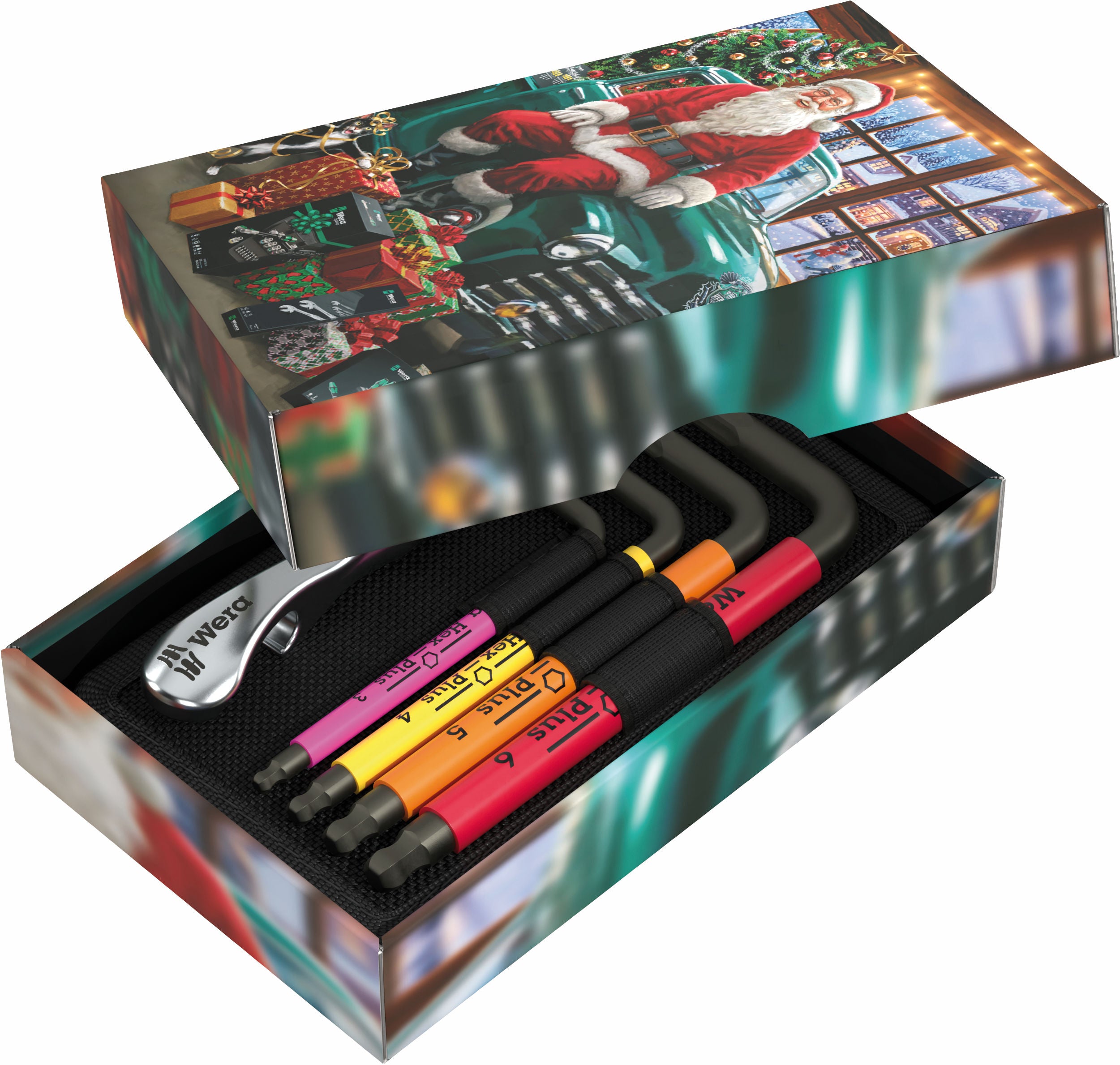 Wera Tool-Card Hex-Plus Christmas 2026 – 5 delar