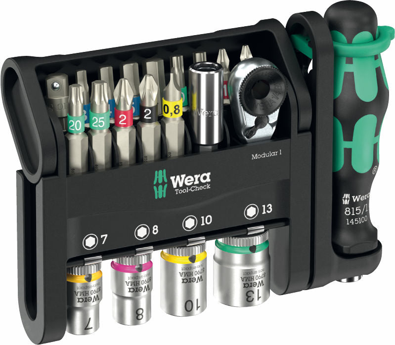 Wera Tool-Check Modular 1  Kompakt Bits- / hylssats
