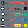 Wera Kraftform Kompakt VDE 17 Universal 1 Tool Finder, 17 delar