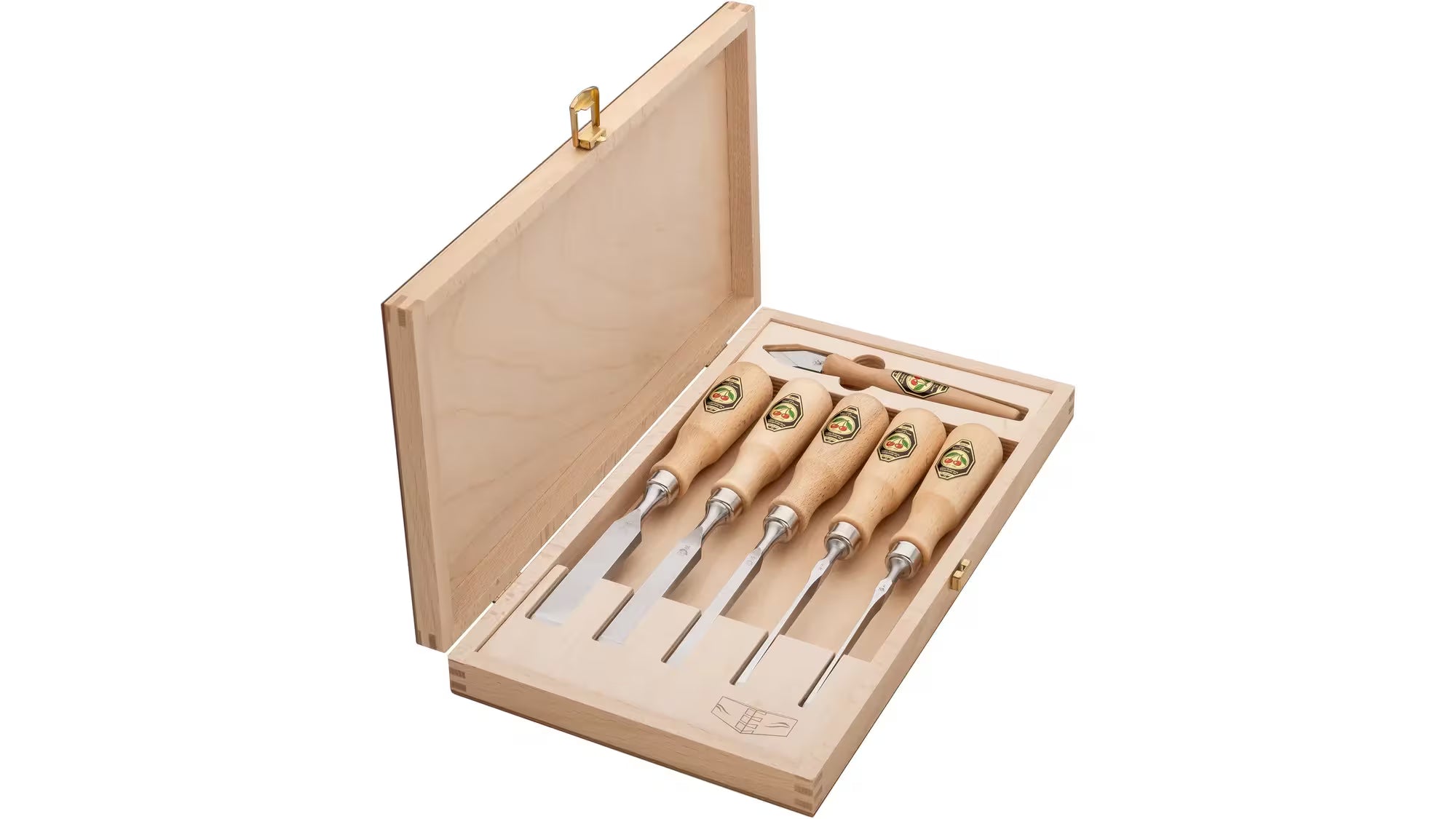 Kirschen Stämjärnssats för sinkning, 6-delar