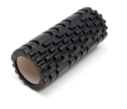 Yogaroller / foam roller 33cm bred svart
