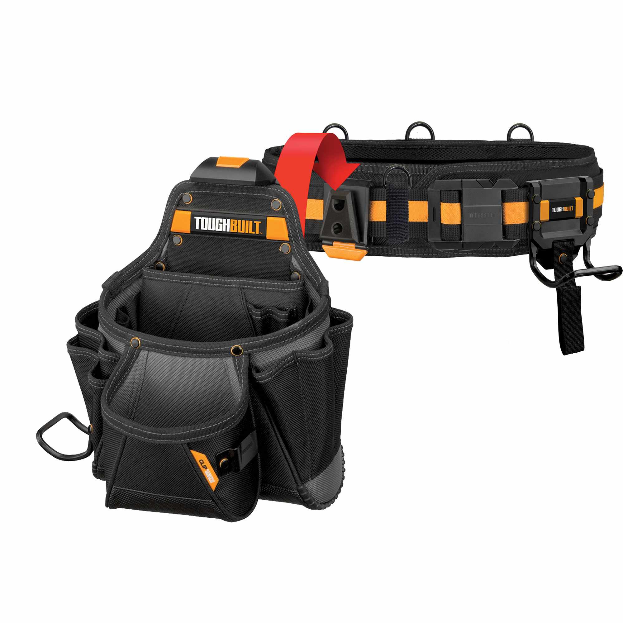 Toughbuilt 3pc Builder Tool Belt Set TB-CT-101-3P