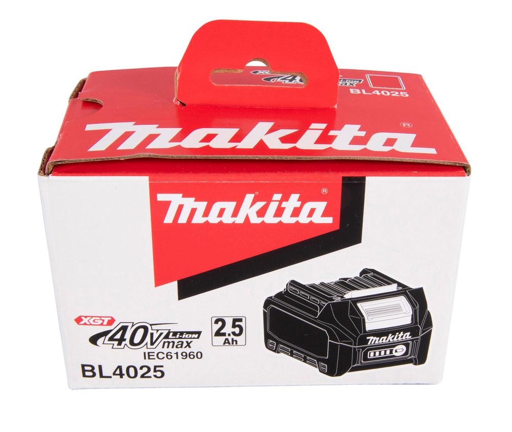 Makita Batteri 2,5 Ah XGT , 40V max, BL4025 - 191B36-3