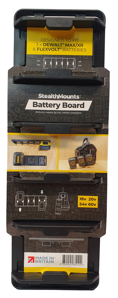 StealthMounts Dewalt Battery Board