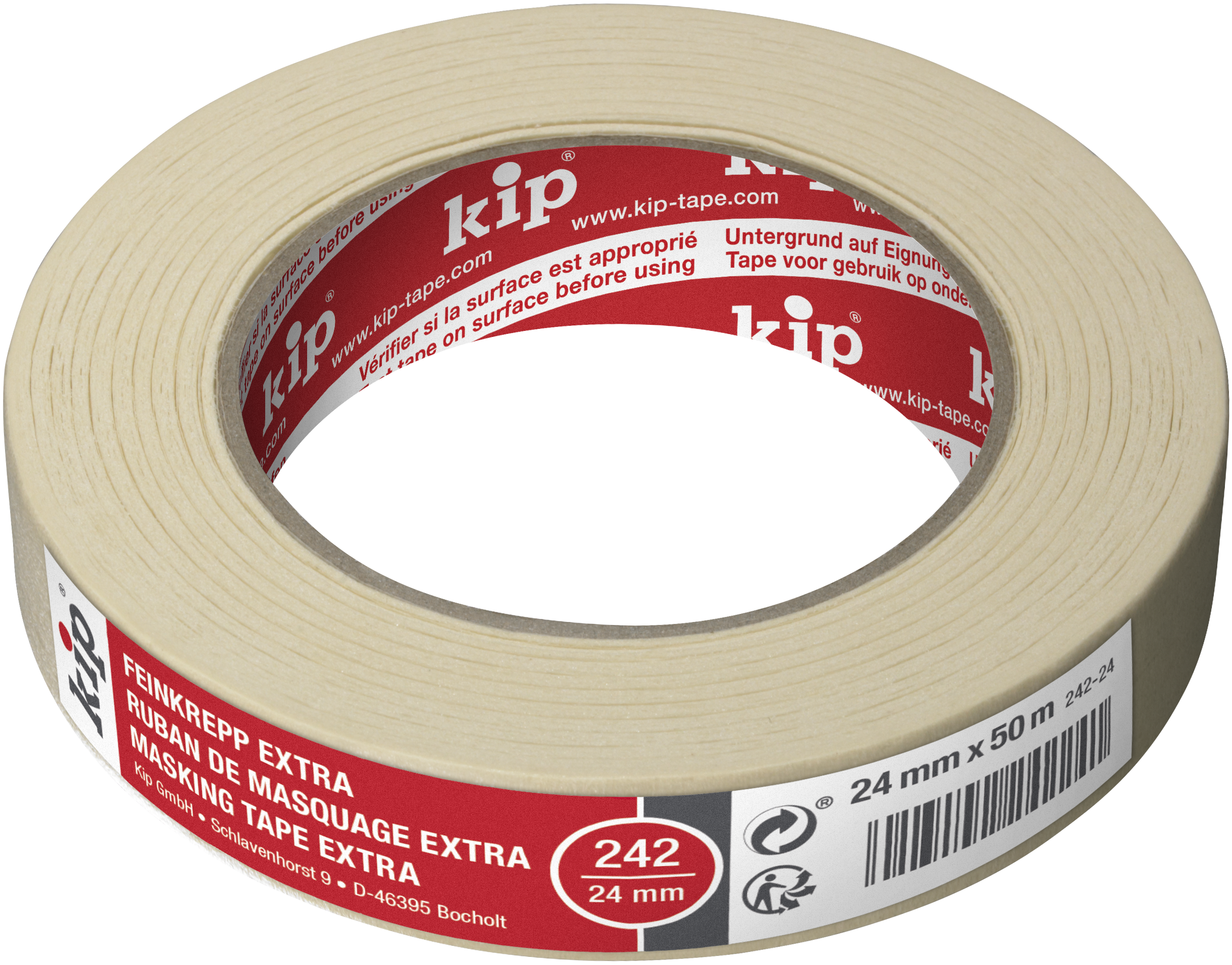 Maskeringstejp Premium plus, 242. 24mm x 50m