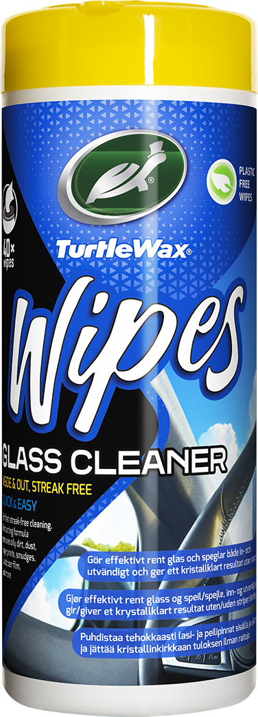 TURTLE WAX GLASS WIPES