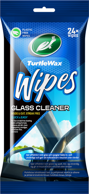 TURTLE WAX GLASS WIPES FLATPACK