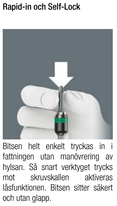 Wera 416 R T-bitshandtag Rapidaptor