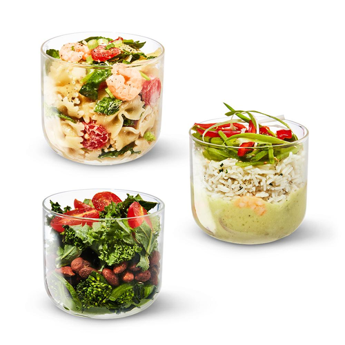 Lunch pot Glass Large Black+Blum 600 ml Granit GR-LB-M015