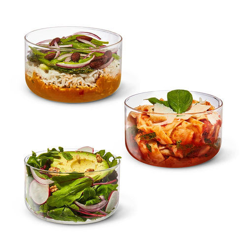 Lunch bowl Glass Black+Blum 750 ml Granit GR-LB-L015