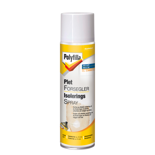 Polyfilla Isoleringsspray Vit 250/500 ml