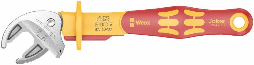 Wera Joker 6004 VDE 4 Sats 1 VDE-isolerad självinställande U-nyckelsats, 4 delar