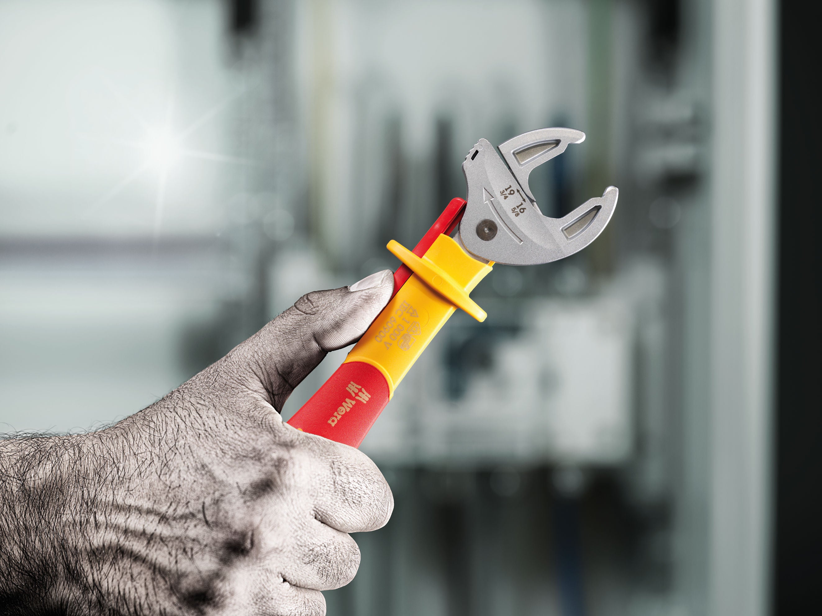 Wera Joker 6004 VDE 4 Sats 1 VDE-isolerad självinställande U-nyckelsats, 4 delar