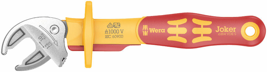 Wera Joker 6004 VDE 4 Sats 1 VDE-isolerad självinställande U-nyckelsats, 4 delar