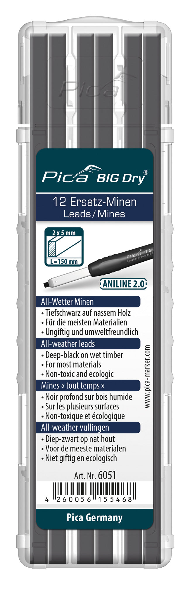 Pica BIG-Dry Märkpenna / reservstift