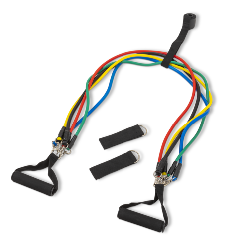 Elastiskt träningsband Resistance tubes 11-del