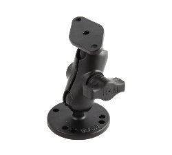 Flat Surface Mount with Short Double Socket Arm, 2.5" Round Base & Diamond Base RAM-B-138U-A