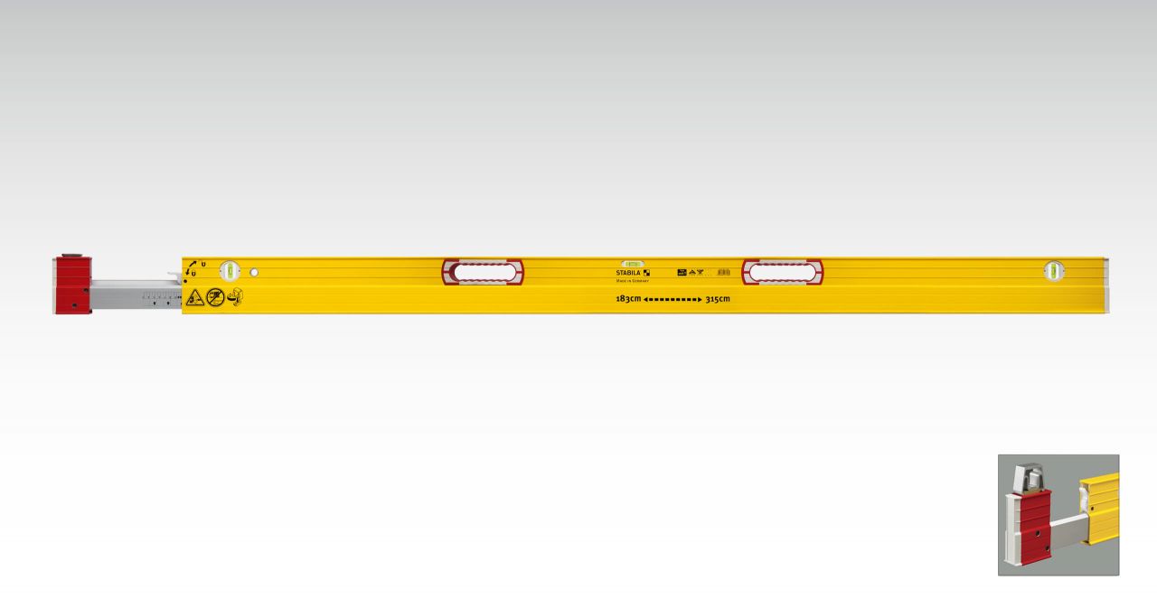 Stabila teleskopvattenpass 106T 183-315cm