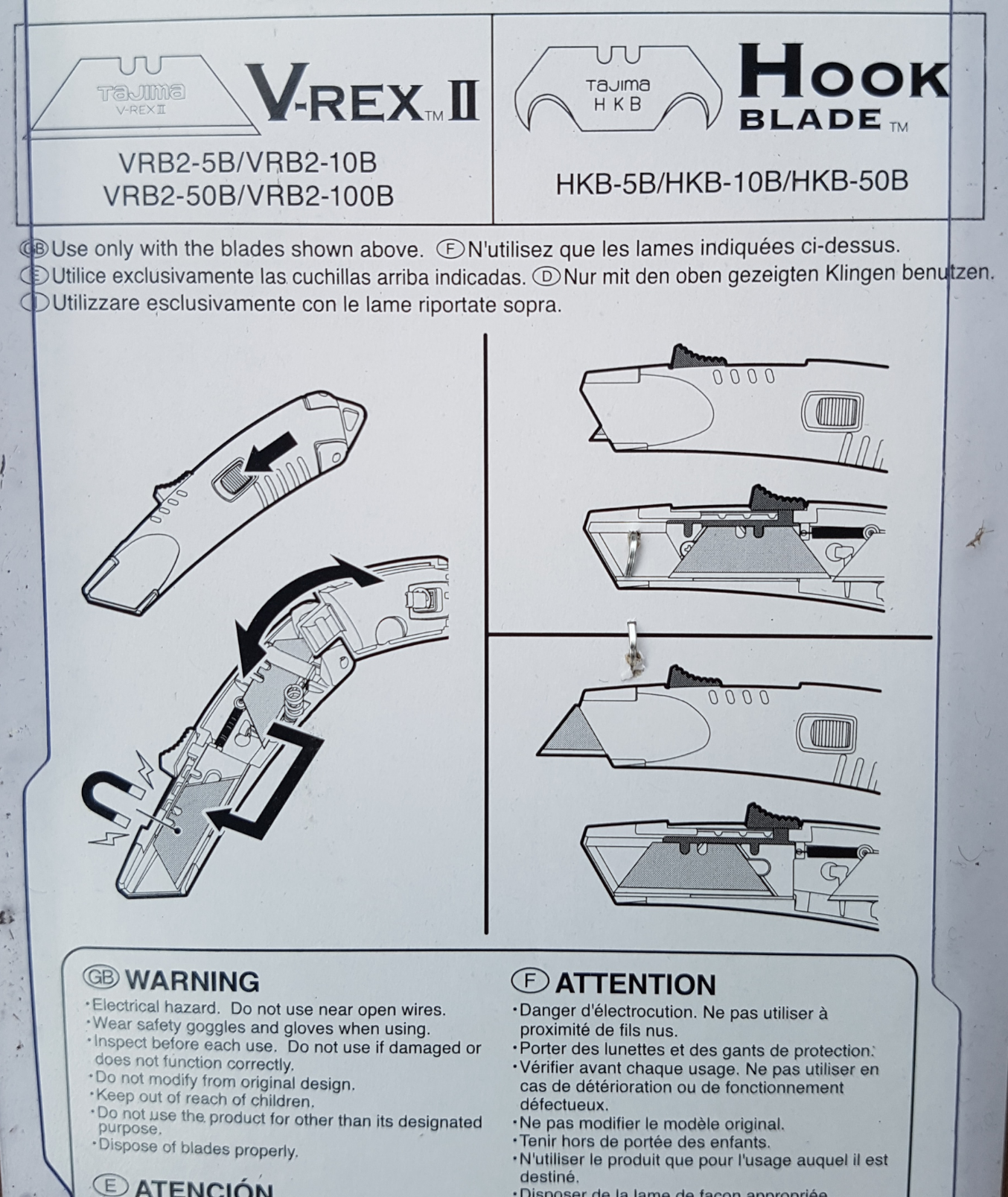 Tajima universalkniv V-REX VR103