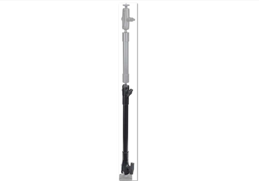 RAM 18" Long Extension Pole with 1" and 1.5" Single Open Sockets  RAP-CB-201-18U