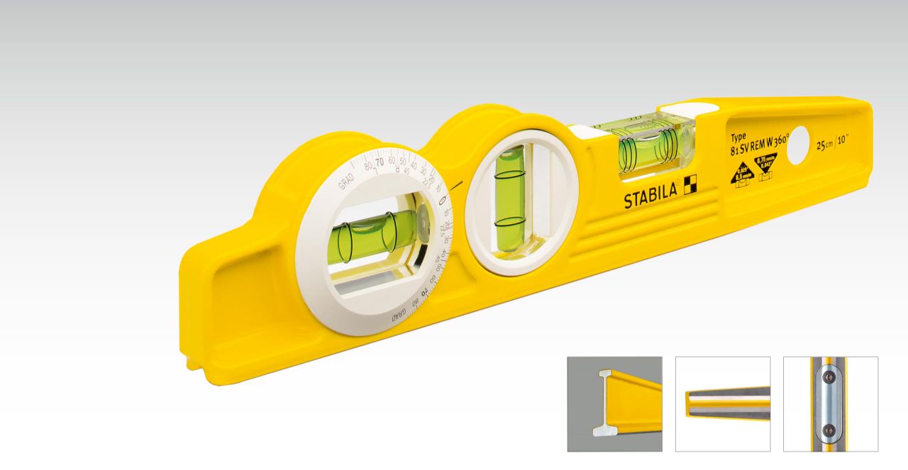 Vattenpass 81SV REM W 360° magnetiskt med 360° vinkellibell