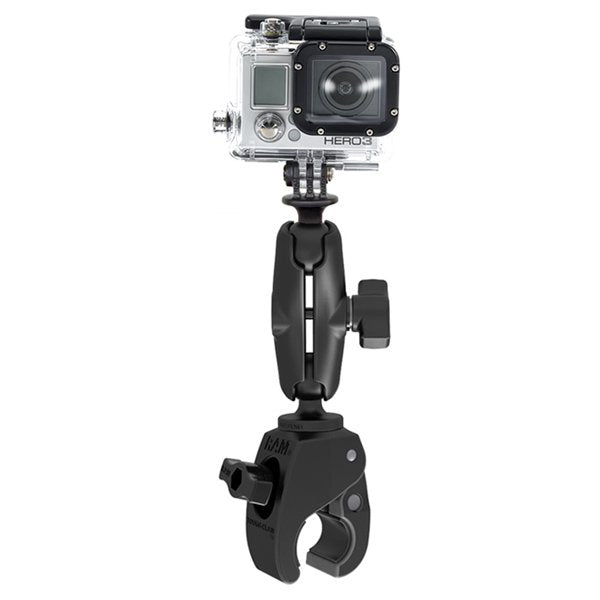 Gopro/Garmin/Kamerastativ adapter med Thoug-Claw montage (S)