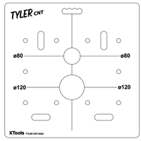 Tyler CNT 6565 plattsättarskiva till Centipede 60x60