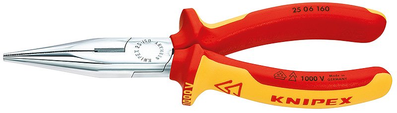 KNIPEX Flacktång 1000 V Spetsig med långa käftar 200 mm