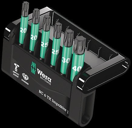 Wera Bitssats 6 TX Impaktor 1