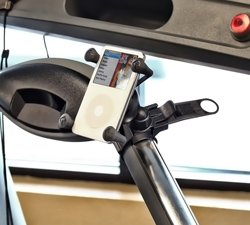 RAM EZ-Strap™ Rail Mount with Universal X-Grip™ Cell Phone Holder  RAP-SB-187-UN7U