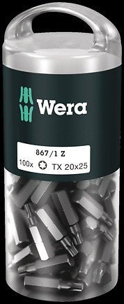 Wera CLASSIC bits 25mm 100-pack