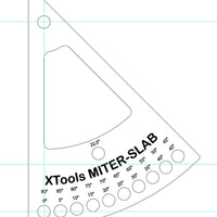 Miter-slab till MFT-skivor och bänkar