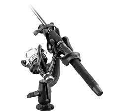 RAM-ROD™ 2000 Fishing Rod Holder with  Round Flat Surface Base  RAM-114-RBU