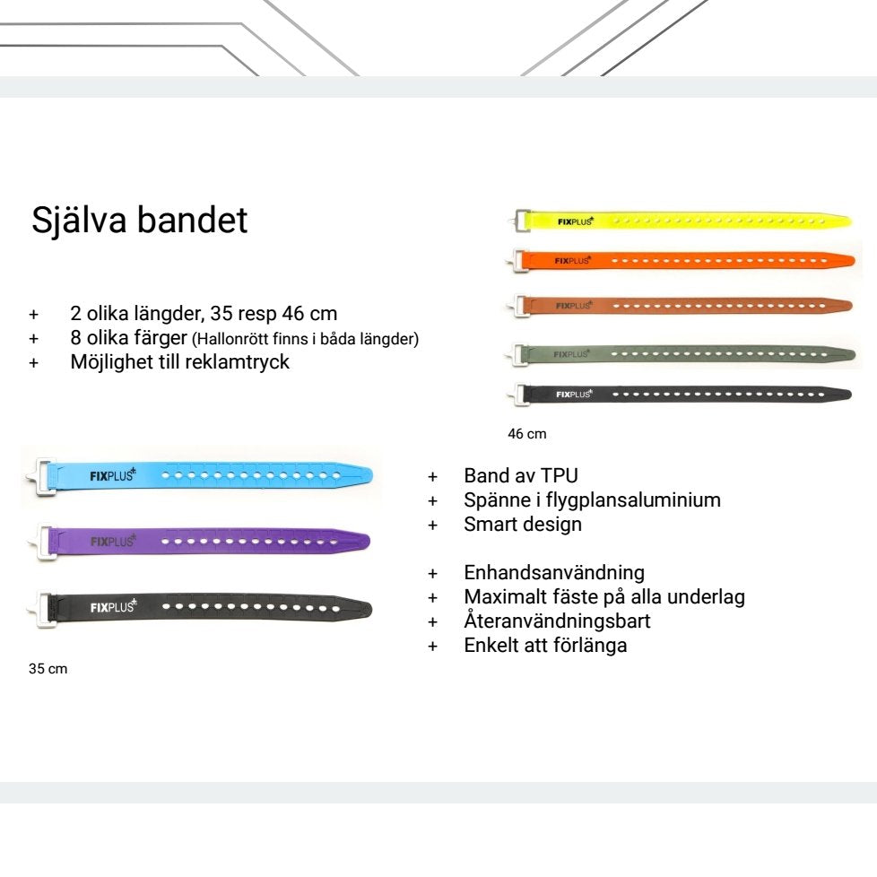 Fixplus spännband