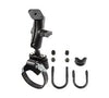 RAM Combination Strap, Handlebar, Rail Mount with Double Socket Arm & Adapter Base for UTVs & ATVs