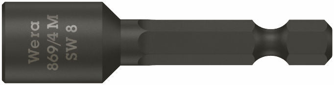 Douille Magnétique Wera 869/4 Pour Vis à Tête Carrée - Emmanchement 1/4", Métrique, Qualité Professionnelle - 7