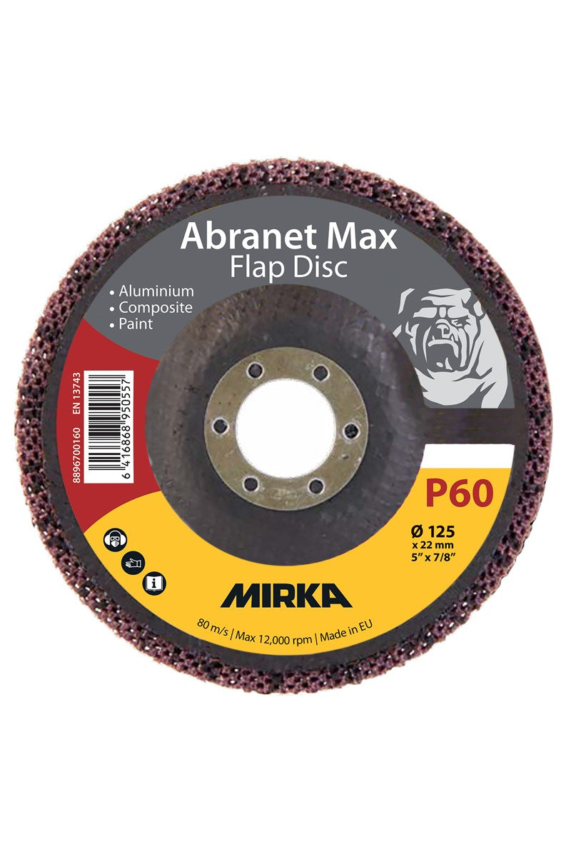 Abranet Max Flap disc T29 125mm ALOX