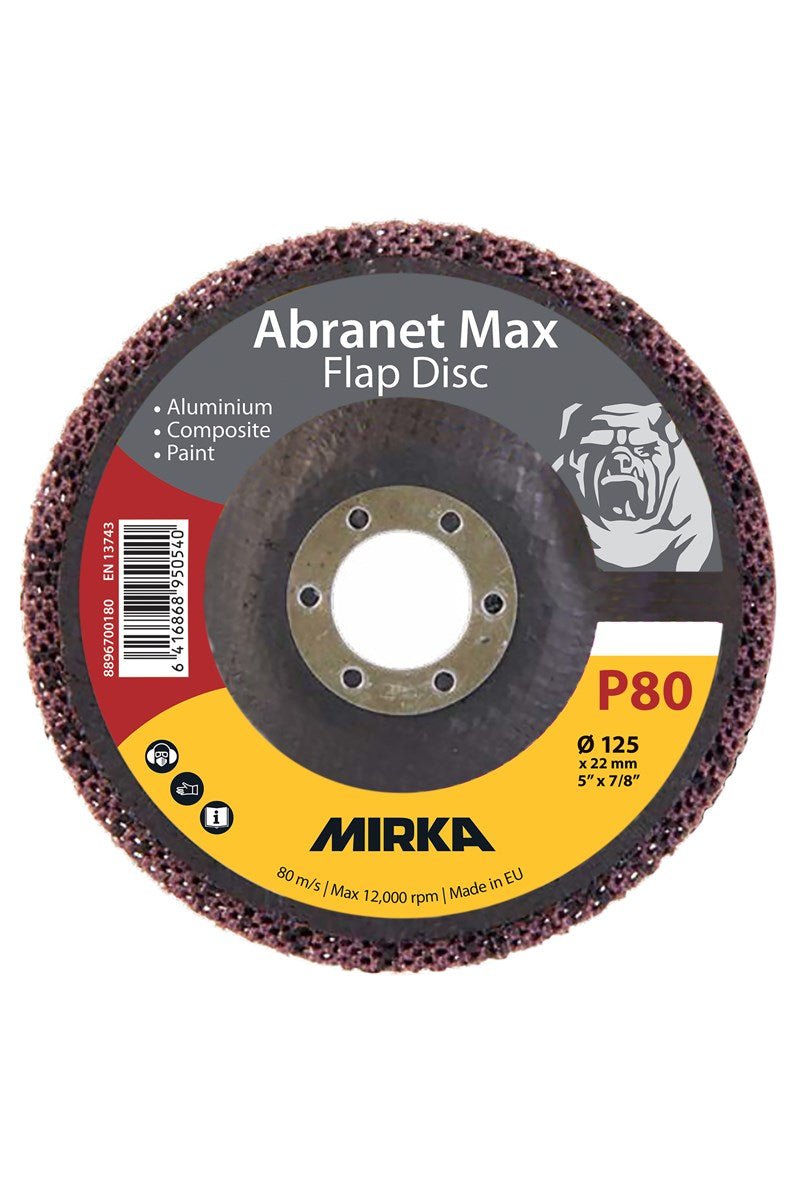 Abranet Max Flap disc T29 125mm ALOX