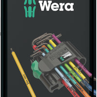 Wera 967 SPKL/9 L-Keys Set för TORX, 9 nycklar Multicolour