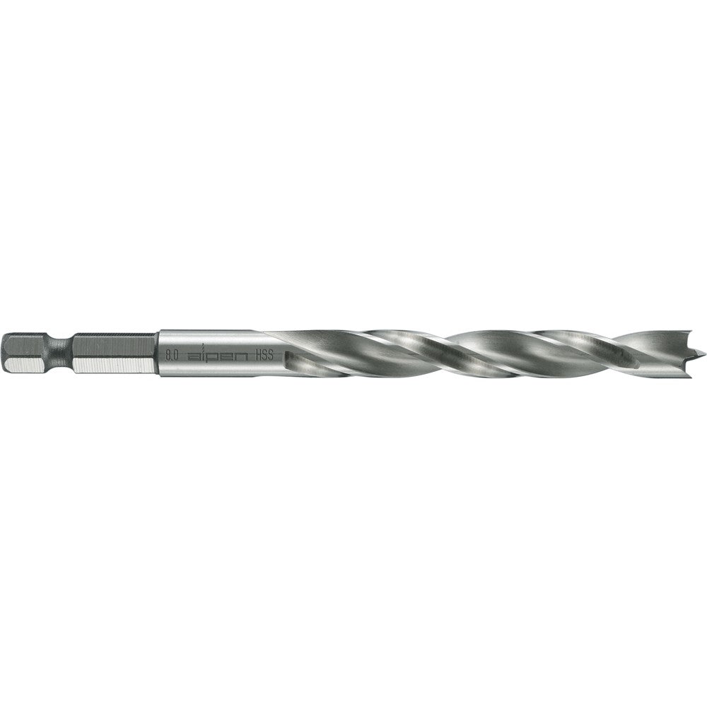 Alpen HSS Profi Holz med 1/4 tums sexkants fäste Ø 3/4/5 mm