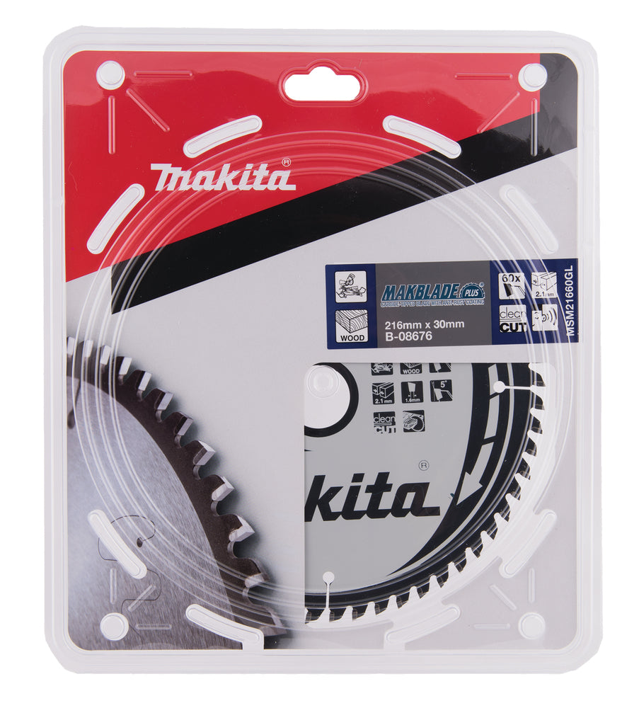 Makita Makblade Sågklinga HM 216x30x2,1mm 60T B-08676