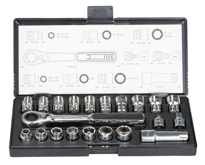 Makita Hylsnyckelsats 21-delar - B-65604