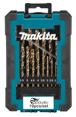 Makita Metallborrset HSS-Co metallborrset 19 delar D-67561