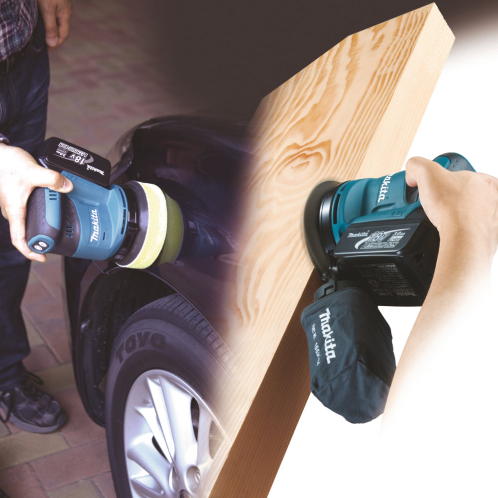 Makita Excenterslipmaskin LXT 18V Naken - DBO180Z