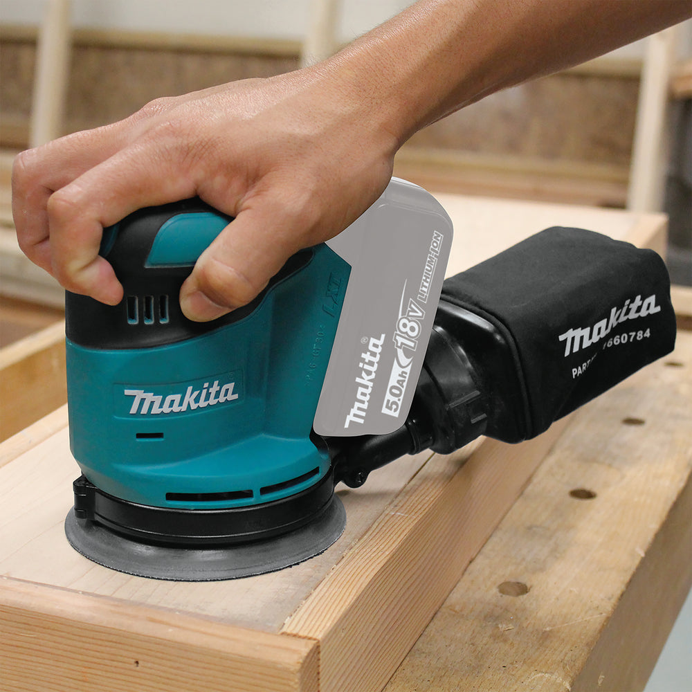 Makita Excenterslipmaskin LXT 18V Naken - DBO180Z